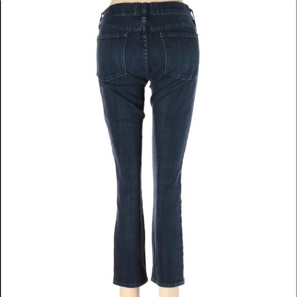 J.Crew size 6 cropped blue jeans boot leg - Picture 2 of 3